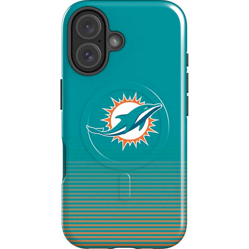 NFL Miami Dolphins Breakaway iPhone 16 Magsafe Impact Case