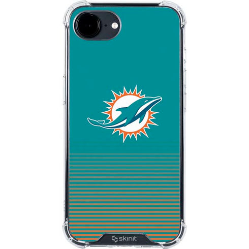 NFL Miami Dolphins Breakaway iPhone 16e Clear Case