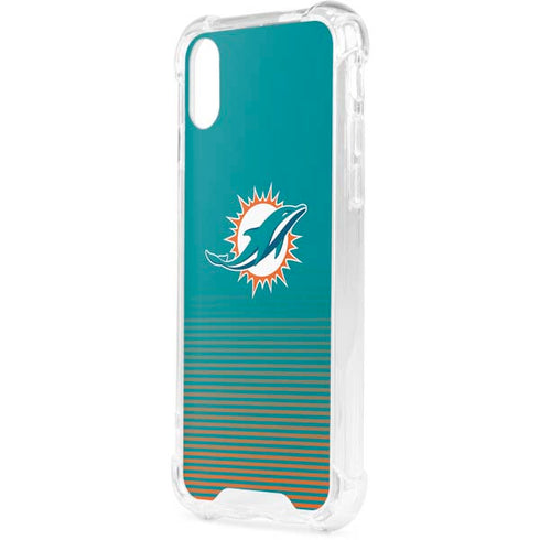 NFL Miami Dolphins Breakaway iPhone XS Clear Case