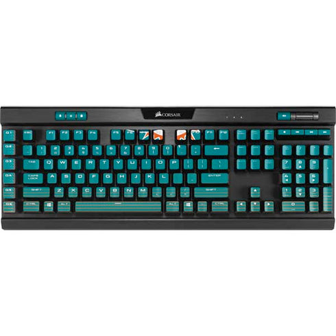 NFL Miami Dolphins Breakaway K95 RGB PLATINUM Mechanical Gaming Keyboard Skin