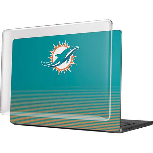 NFL Miami Dolphins Breakaway MacBook Pro 14in (2021-24) Case plus Skin