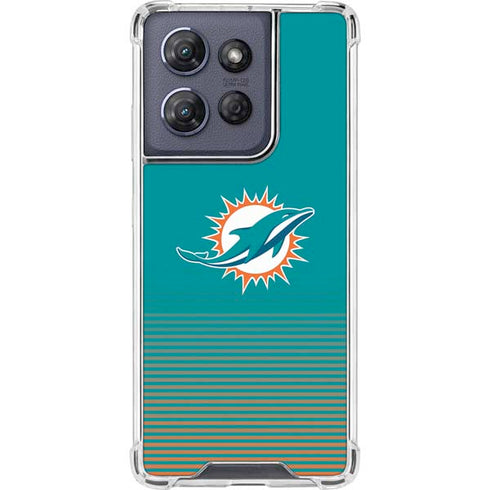NFL Miami Dolphins Breakaway Moto G Stylus 5G (2025) Clear Case