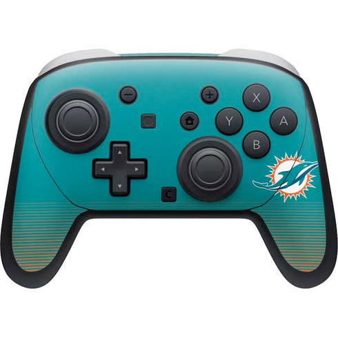 NFL Miami Dolphins Breakaway Nintendo Switch 2 (2025) Pro Controller Skin