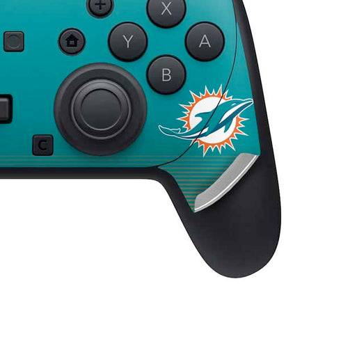 NFL Miami Dolphins Breakaway Nintendo Switch 2 (2025) Pro Controller Skin