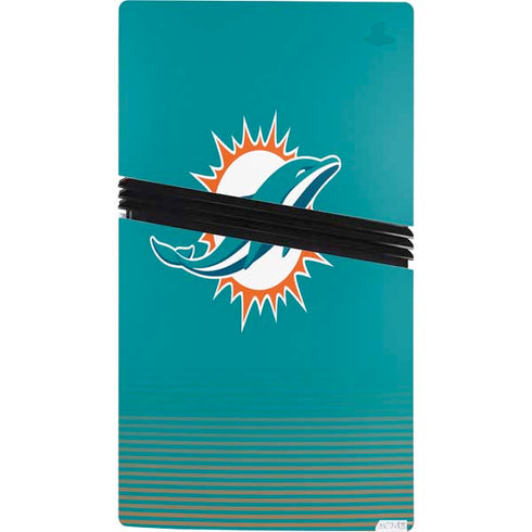NFL Miami Dolphins Breakaway PS5 Pro Console Skin