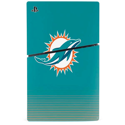 NFL Miami Dolphins Breakaway PS5 Slim Digital Edition Console Skin