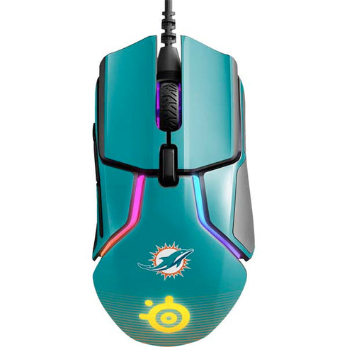 NFL Miami Dolphins Breakaway SteelSeries Rival 600 Gaming Mouse Skin