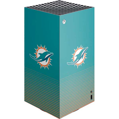 NFL Miami Dolphins Breakaway XBox Series X Digital Edition Console Skin