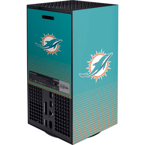 NFL Miami Dolphins Breakaway XBox Series X Digital Edition Console Skin