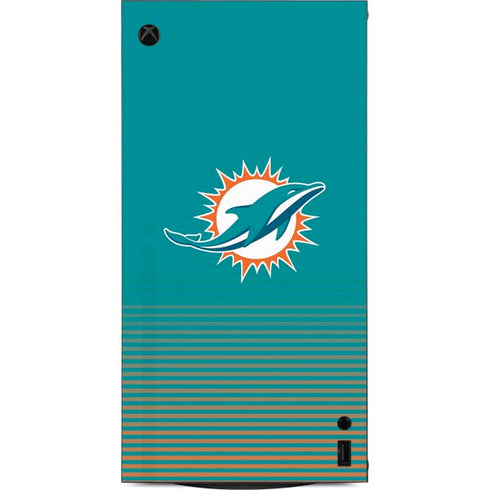NFL Miami Dolphins Breakaway XBox Series X Digital Edition Console Skin