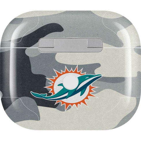 NFL Miami Dolphins Camo Apple AirPods (3rd Gen 2021) Skin