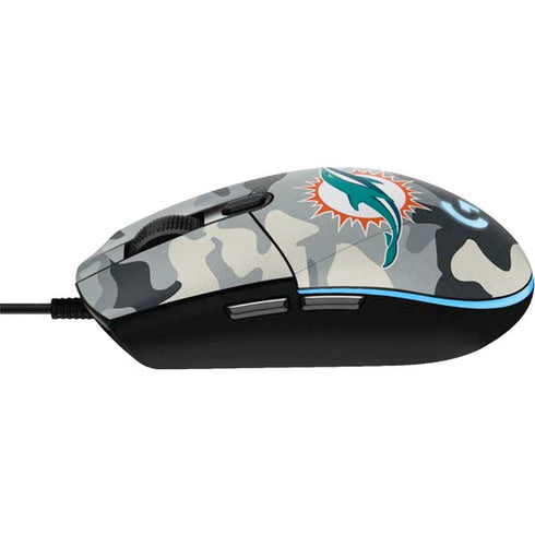 NFL Miami Dolphins Camo G203 Prodigy RGB Wired Gaming Mouse Skin