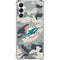 NFL Miami Dolphins Camo Gabb Phone 4 Clear Case