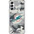 NFL Miami Dolphins Camo Gabb Phone 4 Clear Case