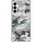 NFL Miami Dolphins Camo Galaxy A16 5G Clear Case