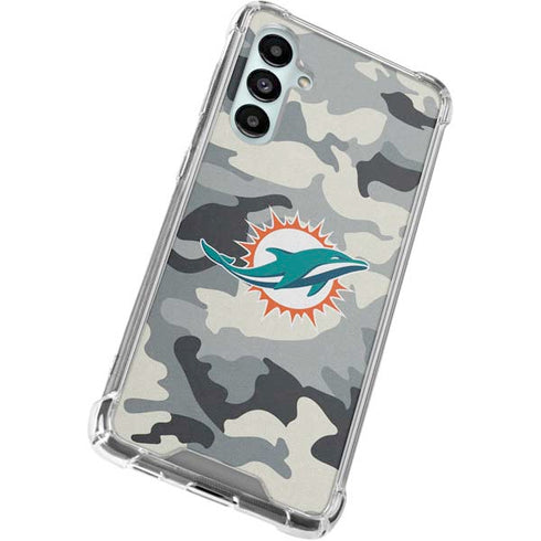 NFL Miami Dolphins Camo Galaxy A16 5G Clear Case