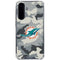 NFL Miami Dolphins Camo Galaxy A36 5G Clear Case