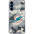 NFL Miami Dolphins Camo Galaxy A55 5G Clear Case