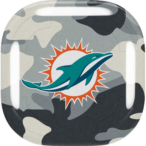 NFL Miami Dolphins Camo Galaxy Buds Live Skin