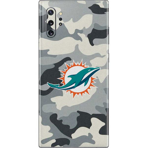 NFL Miami Dolphins Camo Galaxy Note 10 Plus Skin