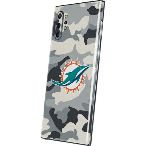 NFL Miami Dolphins Camo Galaxy Note 10 Plus Skin