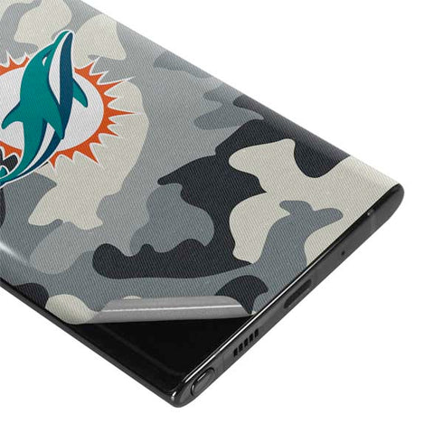 NFL Miami Dolphins Camo Galaxy Note 10 Plus Skin