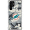 NFL Miami Dolphins Camo Galaxy S23 Ultra Clear Case