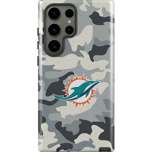 NFL Miami Dolphins Camo Galaxy S23 Ultra Pro Case