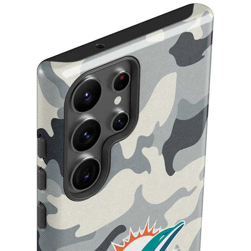 NFL Miami Dolphins Camo Galaxy S23 Ultra Pro Case