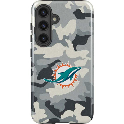 NFL Miami Dolphins Camo Galaxy S25 Impact Case
