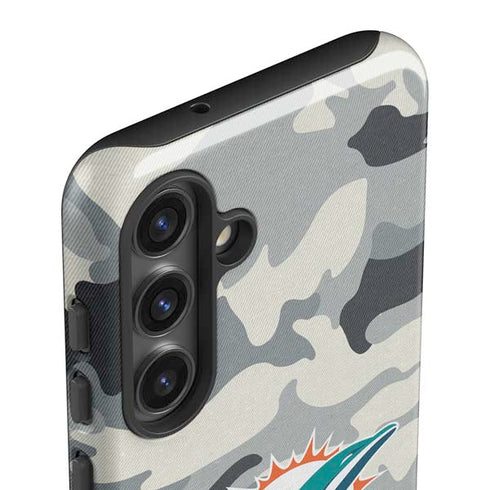 NFL Miami Dolphins Camo Galaxy S25 Impact Case