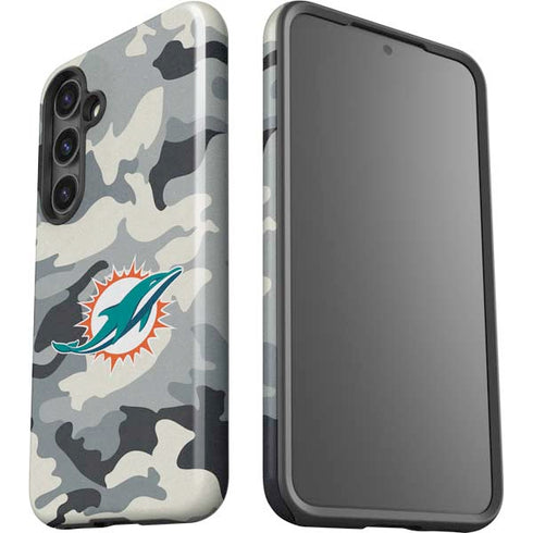 NFL Miami Dolphins Camo Galaxy S25 Impact Case