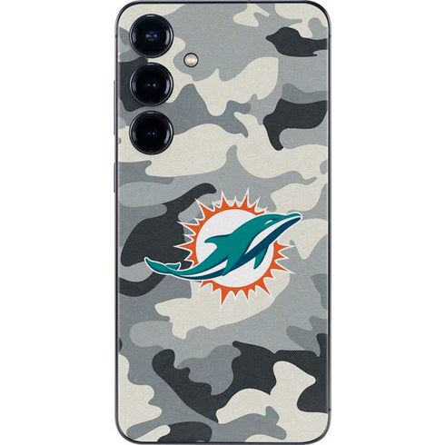 NFL Miami Dolphins Camo Galaxy S25 Plus Skin