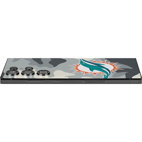 NFL Miami Dolphins Camo Galaxy S25 Ultra Skin