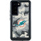 NFL Miami Dolphins Camo Galaxy S24 Waterproof Case