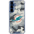 NFL Miami Dolphins Camo Galaxy S25 Clear Case