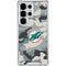 NFL Miami Dolphins Camo Galaxy S25 Ultra Clear Case