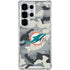 NFL Miami Dolphins Camo Galaxy S25 Ultra Clear Case