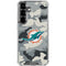 NFL Miami Dolphins Camo Galaxy S26 Plus Clear Case