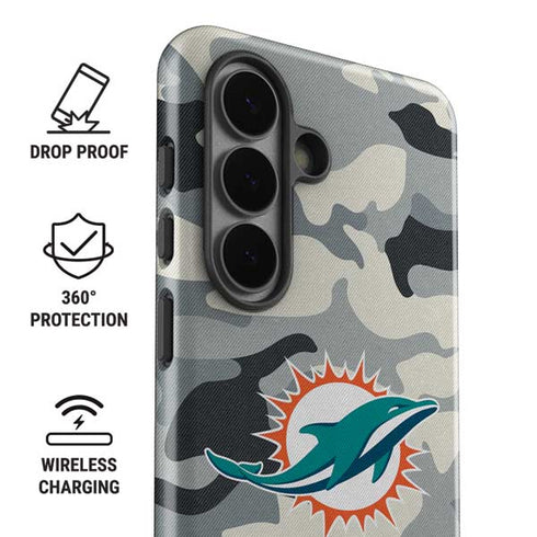 NFL Miami Dolphins Camo Galaxy S26 Plus Impact Case