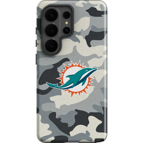 NFL Miami Dolphins Camo Galaxy S26 Ultra Impact Case