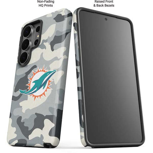 NFL Miami Dolphins Camo Galaxy S26 Ultra Impact Case
