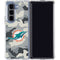 NFL Miami Dolphins Camo Galaxy Z Fold5 5G Clear Case