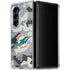 NFL Miami Dolphins Camo Galaxy Z Fold5 5G Clear Case