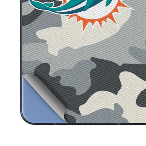 NFL Miami Dolphins Camo Galaxy Z Fold5 5G Skin