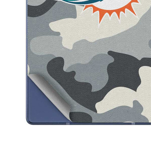 NFL Miami Dolphins Camo Galaxy Z Fold6 Skin