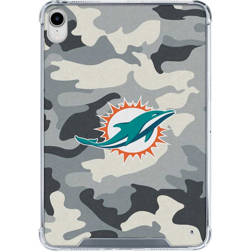 NFL Miami Dolphins Camo iPad 11th Gen (2025) Clear Case