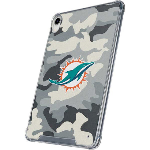 NFL Miami Dolphins Camo iPad 11th Gen (2025) Clear Case