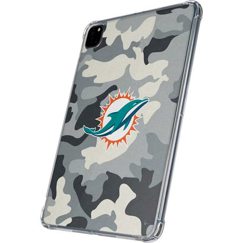 NFL Miami Dolphins Camo iPad Pro 11in (2024) Clear Case