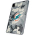 NFL Miami Dolphins Camo iPad Pro 11in (2024) Clear Case
